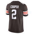 Kieara C.Browns #2 Amari Cooper Brown Vapor F.U.S.E. Limited Jersey