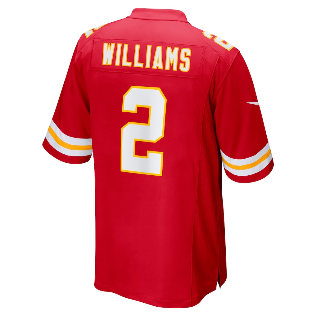 Kieara KC.Chiefs #2 Joshua Williams Red Game Jersey