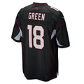 Kieara A.Cardinals #18 A.J. Green Black Game Jersey