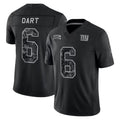 Kieara NY.Giants #6 Jaxson Dart Player Black Limited 2026 Salute to Service Home Game Stitched Jerseys