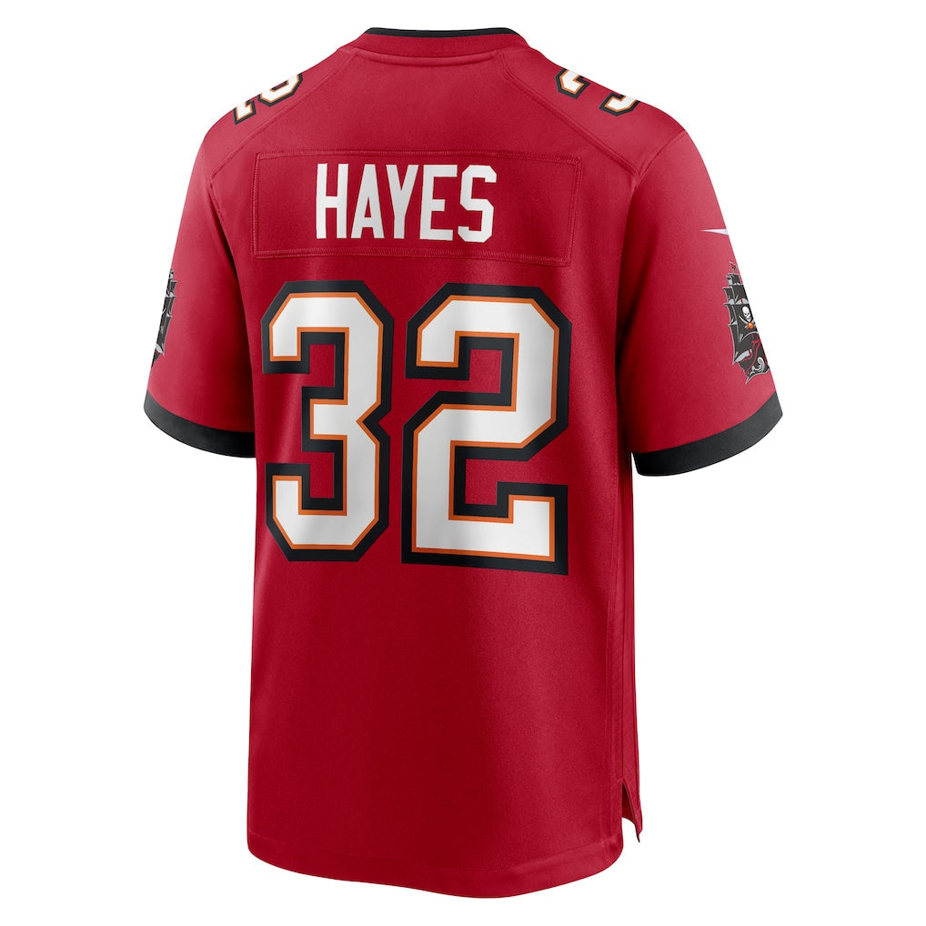 Kieara TB.Buccaneers #32 Josh Hayes Red Game Jersey
