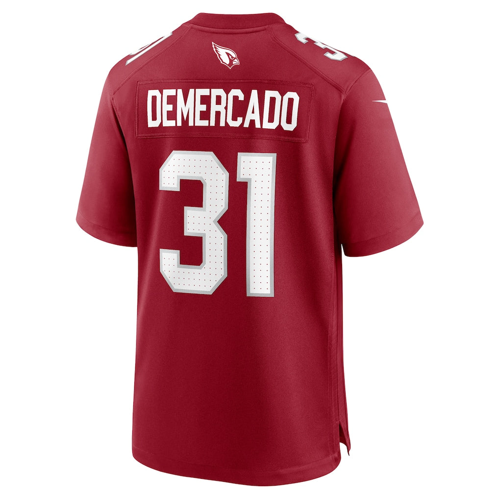 Kieara A.Cardinals #31 Emari Demercado Cardinal Team Game Jersey