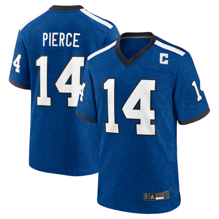 Kieara #14 Alec Pierce Player IN.Colts Indiana Nights Alternate Game Stitched Jerseys - Royal
