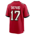 Kieara TB.Buccaneers #17 Sterling Shepard Red Team Game Jersey