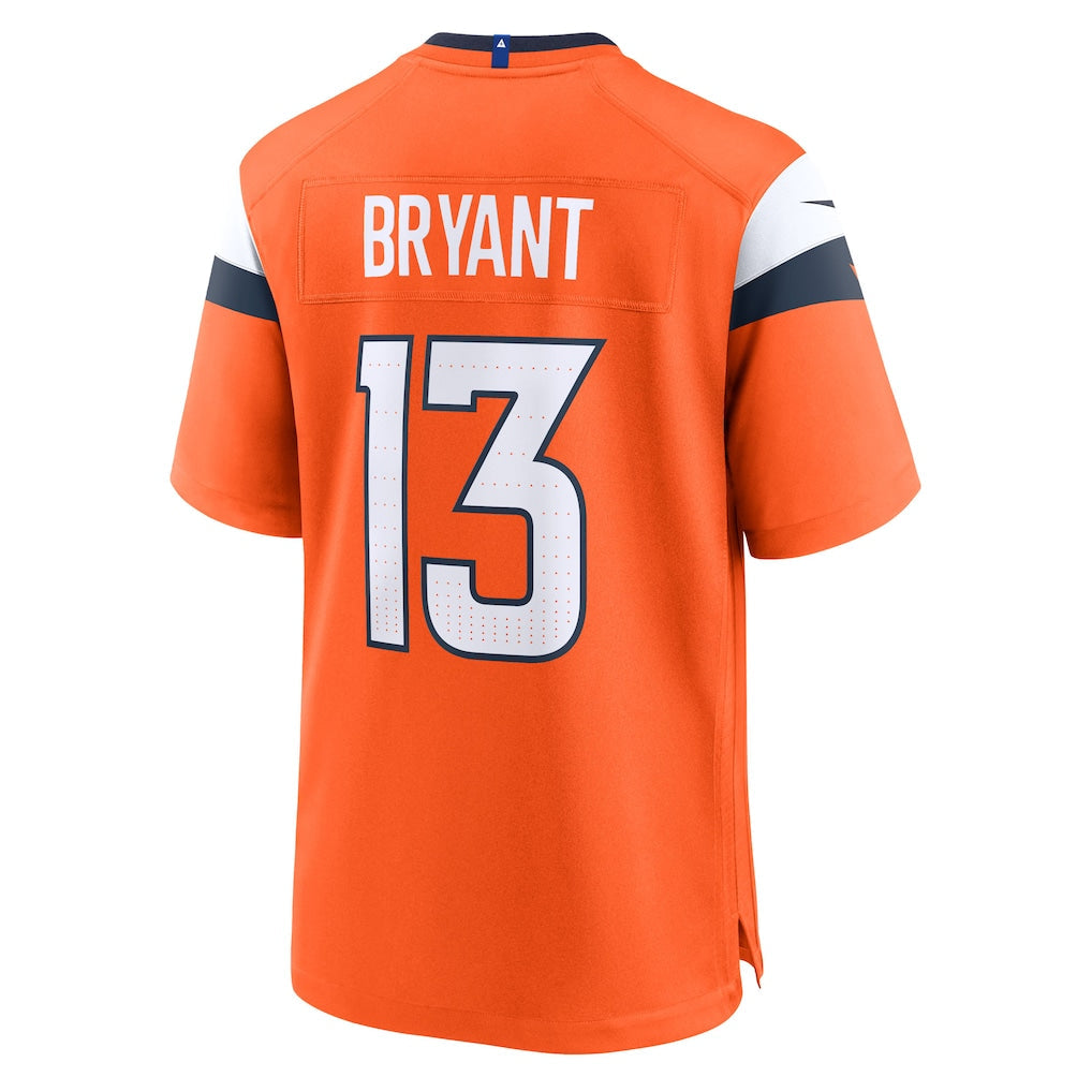 Kieara D.Broncos #13 Pat Bryant Orange Team Game Jersey