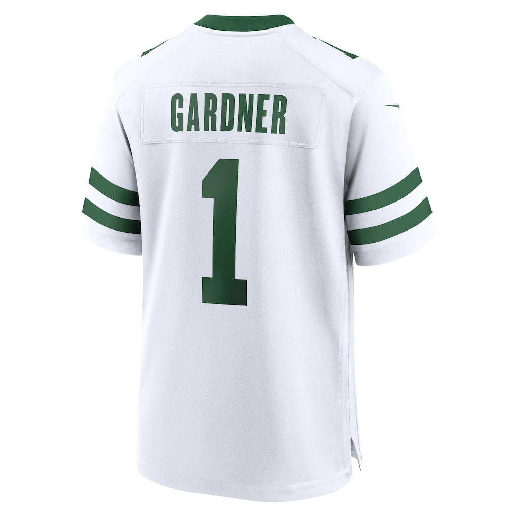 Kieara NY.Jets #1 Ahmad Sauce Gardner Legacy White Game Jersey