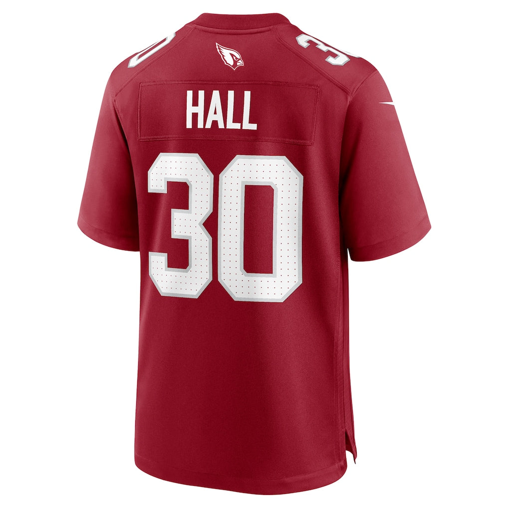 Kieara A.Cardinals #30 Darren Hall Cardinal Team Game Jersey