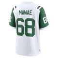 Kieara NY.Jets #68 Kevin Mawae White Retired Player Alternate Game Jersey