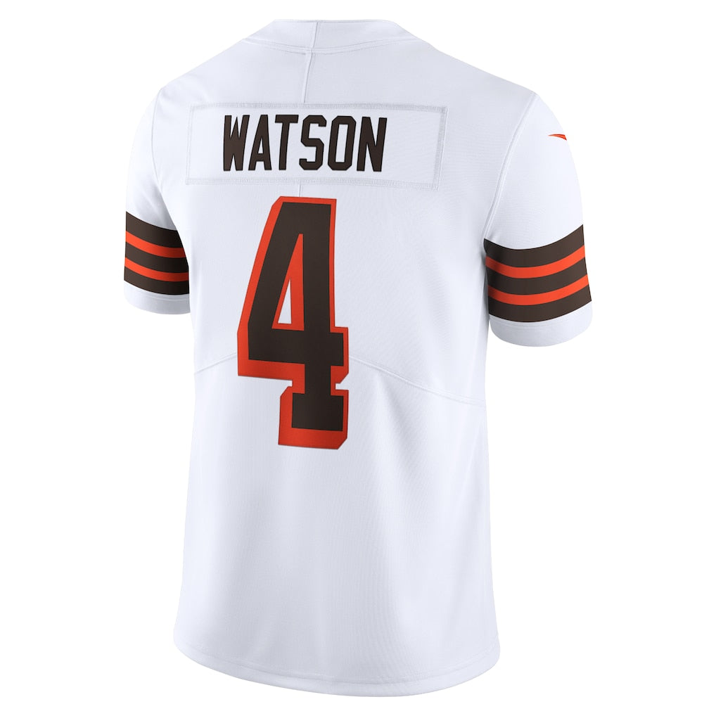 Kieara C.Browns #4 Deshaun Watson White 2021 Alternate Vapor Limited Jersey