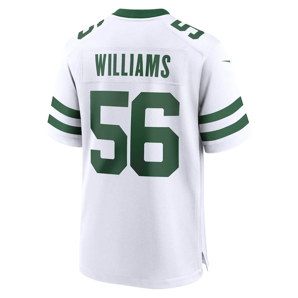 Kieara NY.Jets #56 Quincy Williams Legacy White Game Jersey