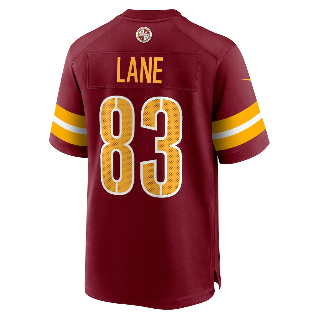 Kieara W.Commanders #83 Jaylin Lane Burgundy Team Game Jersey