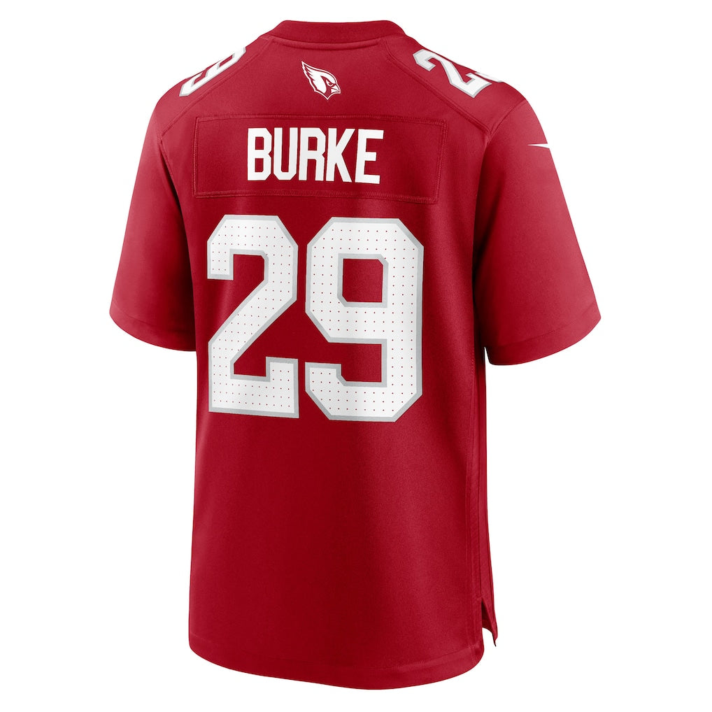 Kieara A.Cardinals #29 Denzel Burke Cardinal Team Game Jersey