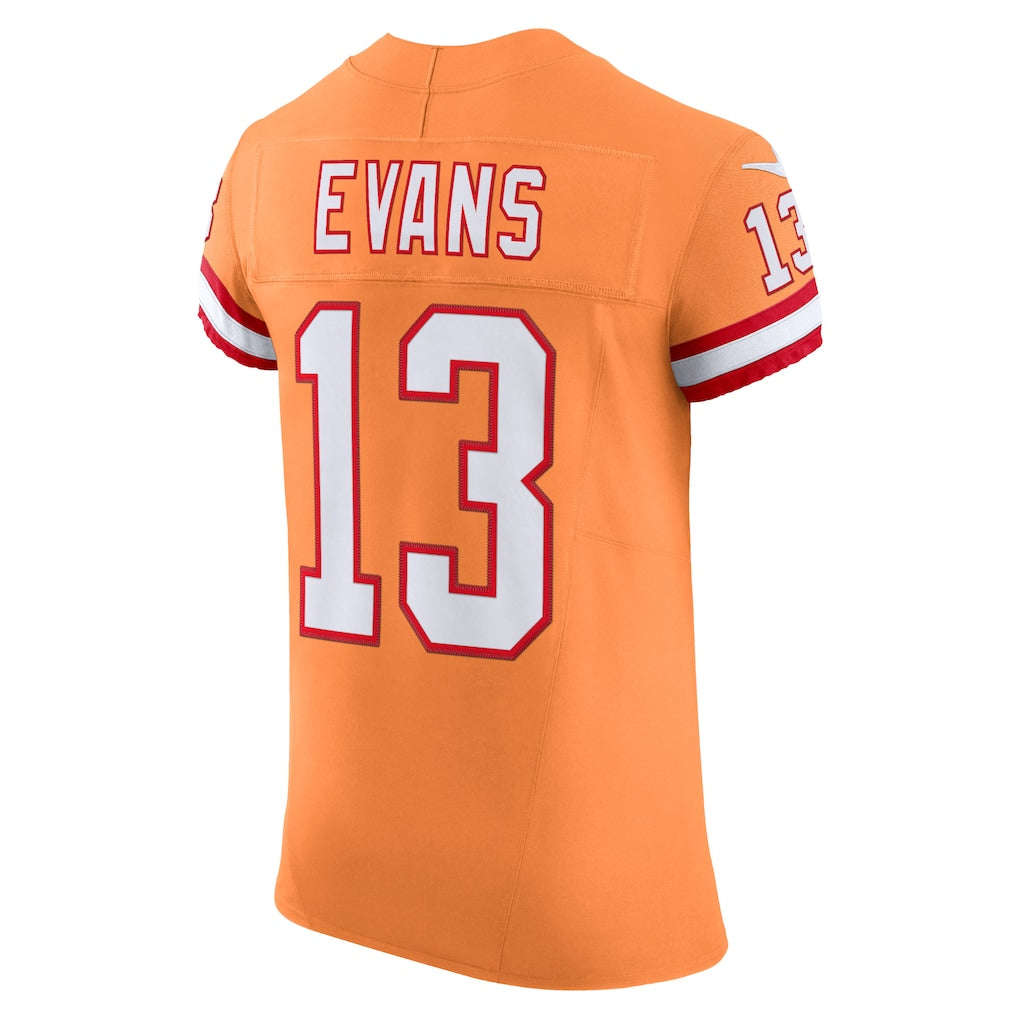 Kieara TB.Buccaneers #13 Mike Evans Orange Alternate Vapor F.U.S.E. Elite Jersey
