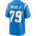 Kieara LA.Chargers #79 Trey Pipkins III Powder Blue Game Jersey
