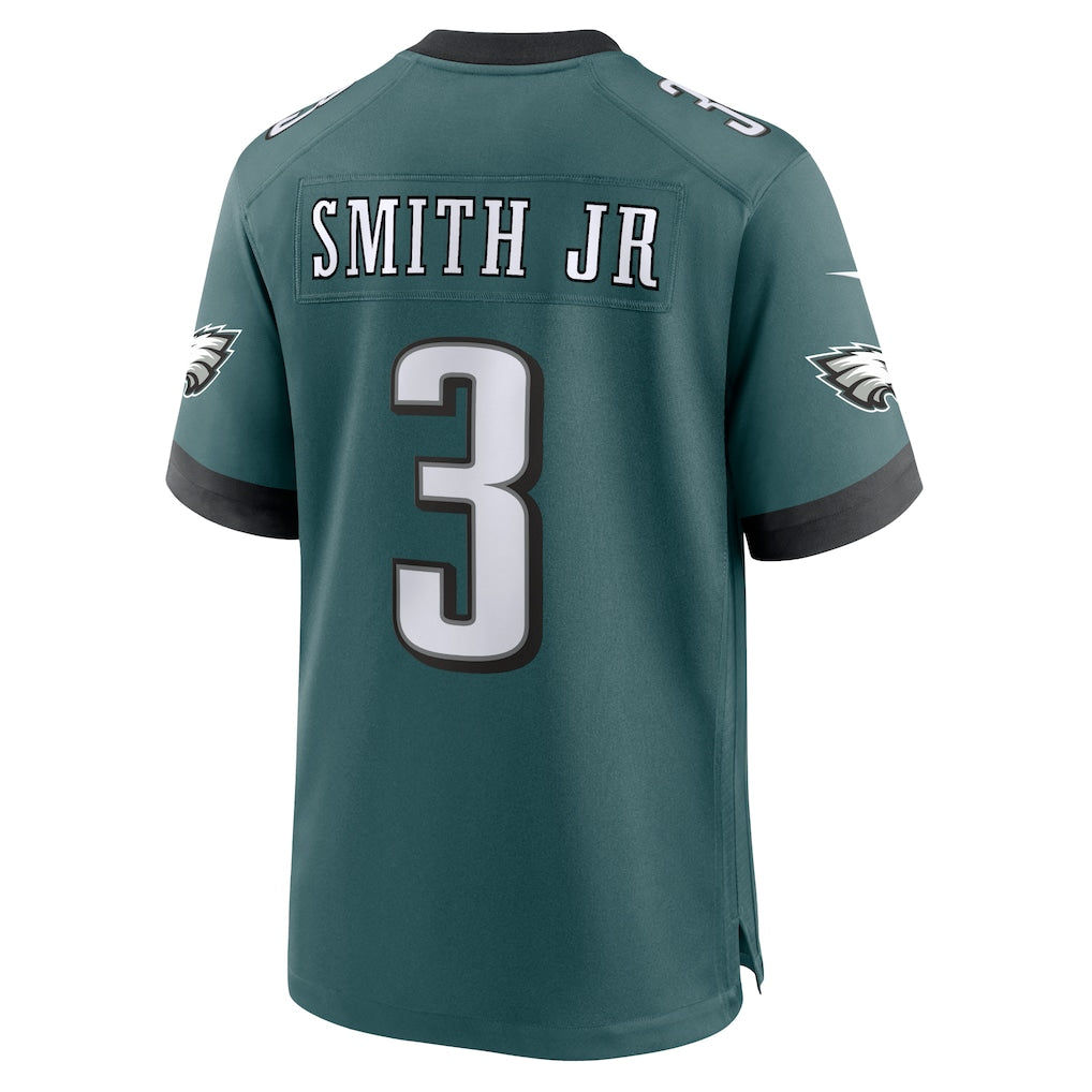 Kieara P.Eagles #3 Nolan Smith Midnight Green Team Game Jersey
