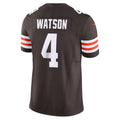 Kieara C.Browns #4 Deshaun Watson Brown Vapor F.U.S.E. Limited Jersey