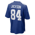 Kieara NY.Giants #84 Tyree Jackson Royal Game Jersey
