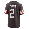 Kieara C.Browns #2 DeAndre Carter Brown Team Game Jersey