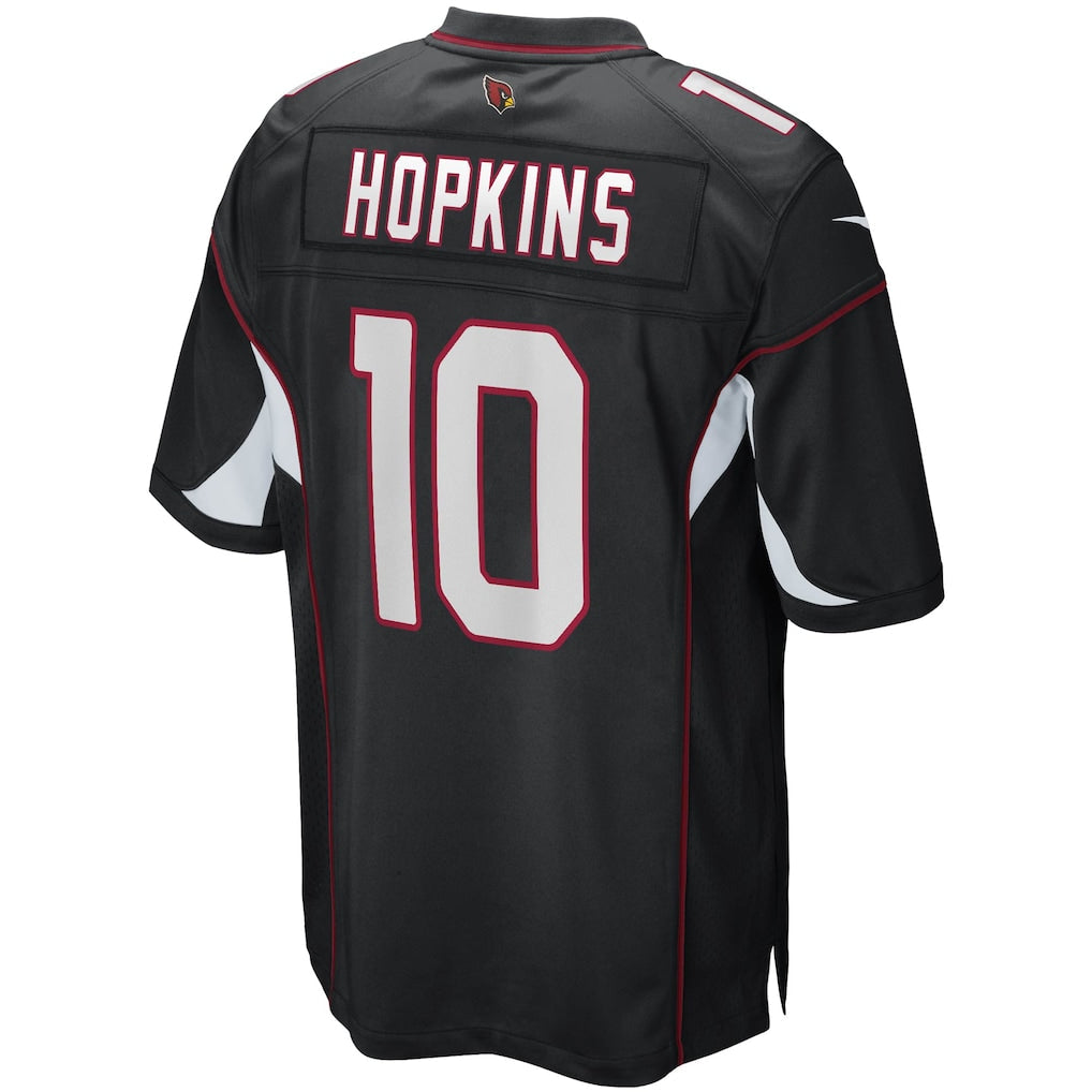 Kieara A.Cardinals #10 DeAndre Hopkins Black Game Player Jersey