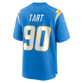 Kieara LA.Chargers #90 Teair Tart Powder Blue Team Game Jersey
