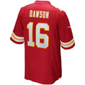Kieara KC.Chiefs #16 Len Dawson Red Game Retired Player Jersey