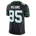 Kieara NY.Jets #95 Quinnen Williams Legacy Black Alternate Vapor F.U.S.E. Limited Jersey