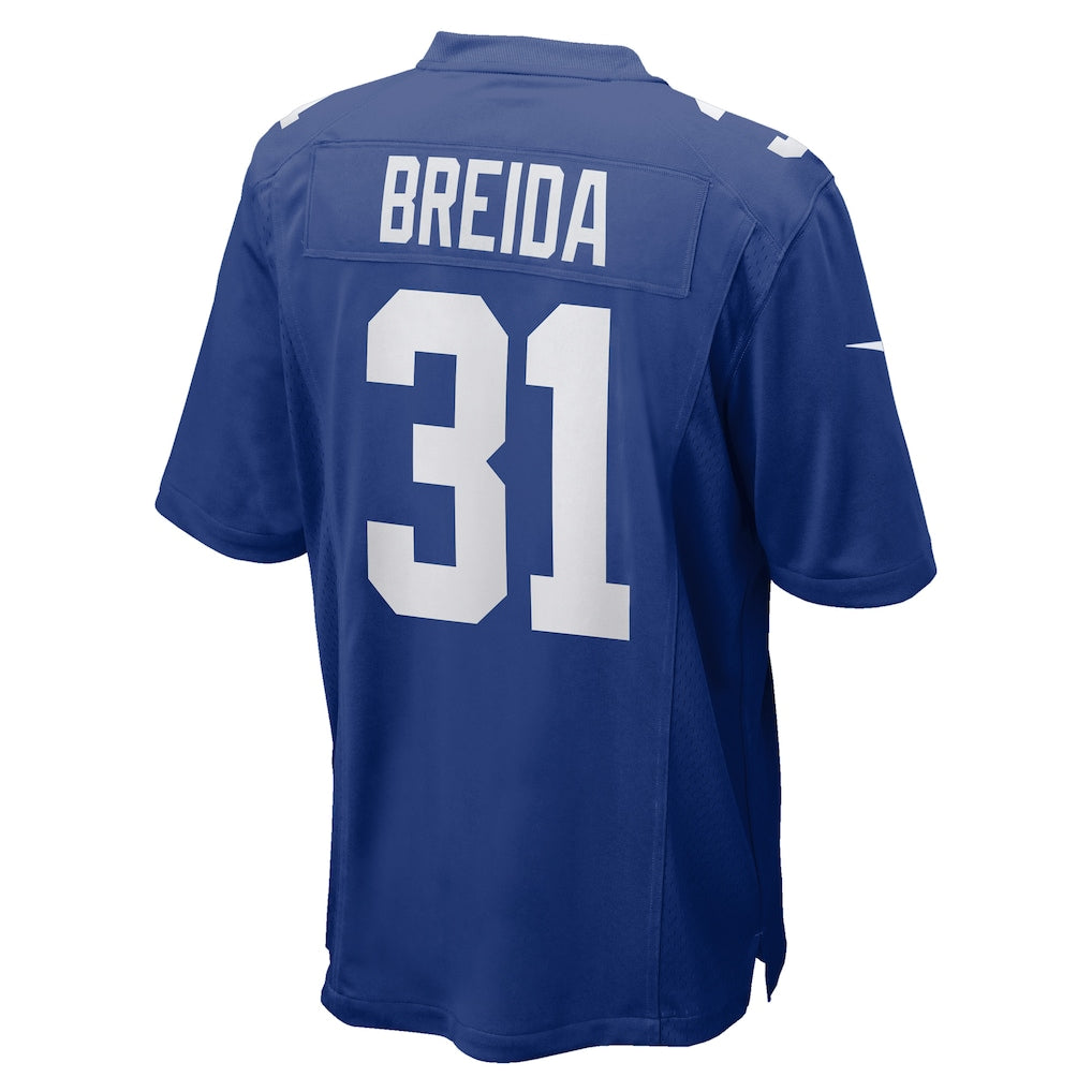 Kieara NY.Giants #31 Matt Breida Royal Game Jersey