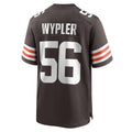 Kieara C.Browns #56 Luke Wypler Brown Team Game Jersey