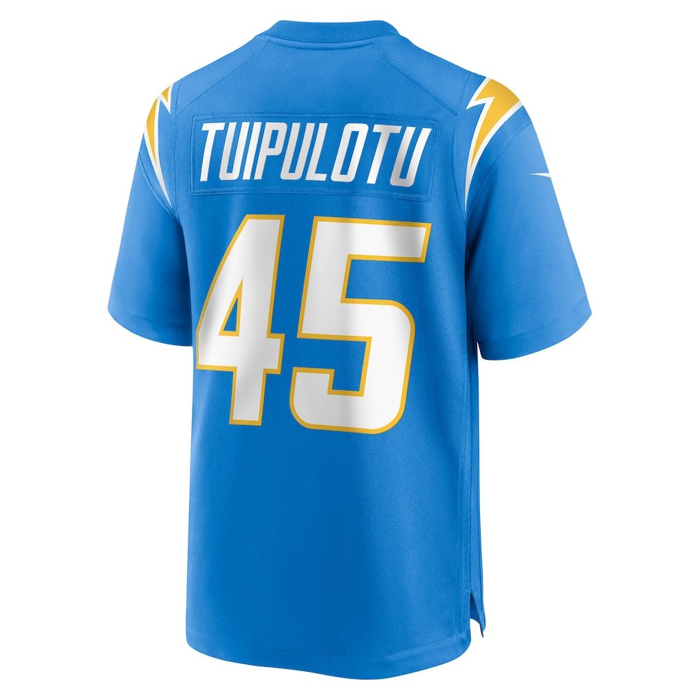 Kieara LA.Chargers #45 Tuli Tuipulotu Powder Blue Team Game Jersey