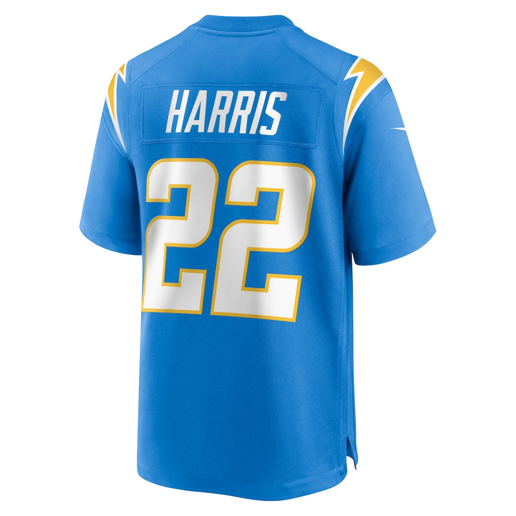 Kieara LA.Chargers #22 Najee Harris Powder Blue Player Game Jersey