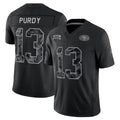 Kieara SF.49ers #13 Brock Purdy Player Black Limited 2026 Salute to Service Home Game Stitched Jerseys