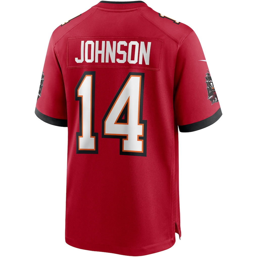 Kieara TB.Buccaneers #14 Brad Johnson Red Game Retired Player Jersey