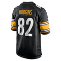 Kieara P.Steelers #82 Isaiah Hodgins Black Team Game Jersey