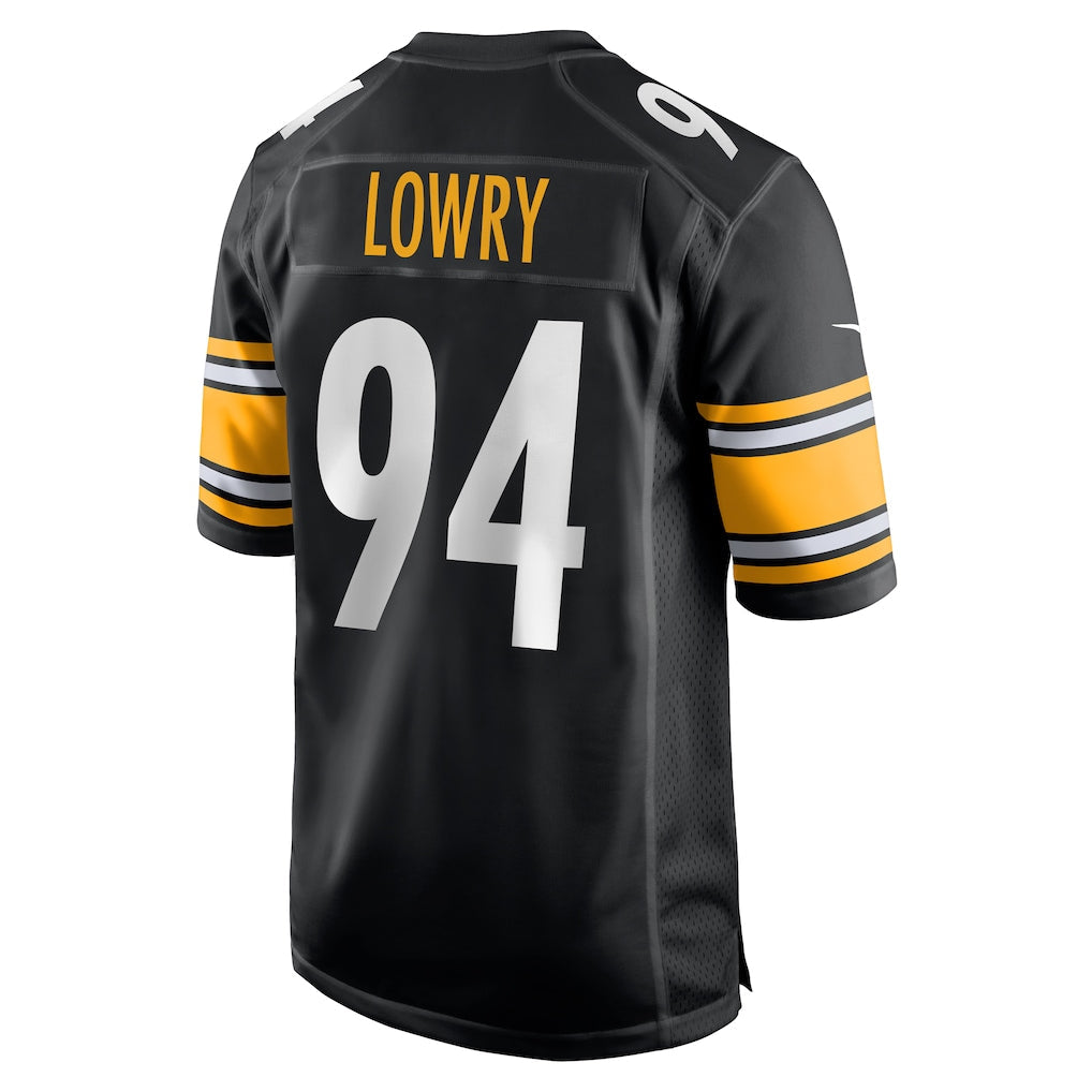 Kieara P.Steelers #94 Dean Lowry Black Game Jersey