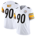 Kieara #90 T.J. Watt Player P.Steelers White Vapor F.U.S.E. Limited Stitched Jerseys