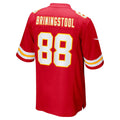 Kieara KC.Chiefs #88 Jake Briningstool Red Team Game Jersey