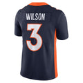 Kieara D.Broncos #3 Russell Wilson Navy Vapor Untouchable Limited Jersey