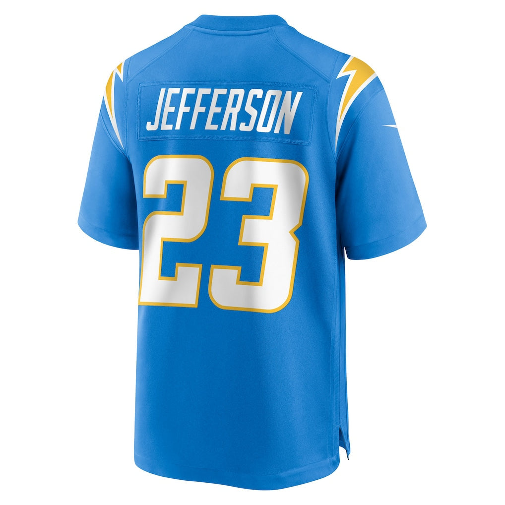 Kieara LA.Chargers #23 Tony Jefferson Powder Blue Team Game Jersey