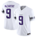 Kieara #9 J.J. McCarthy Player MN.Vikings White Vapor F.U.S.E. Limited Stitched Jerseys