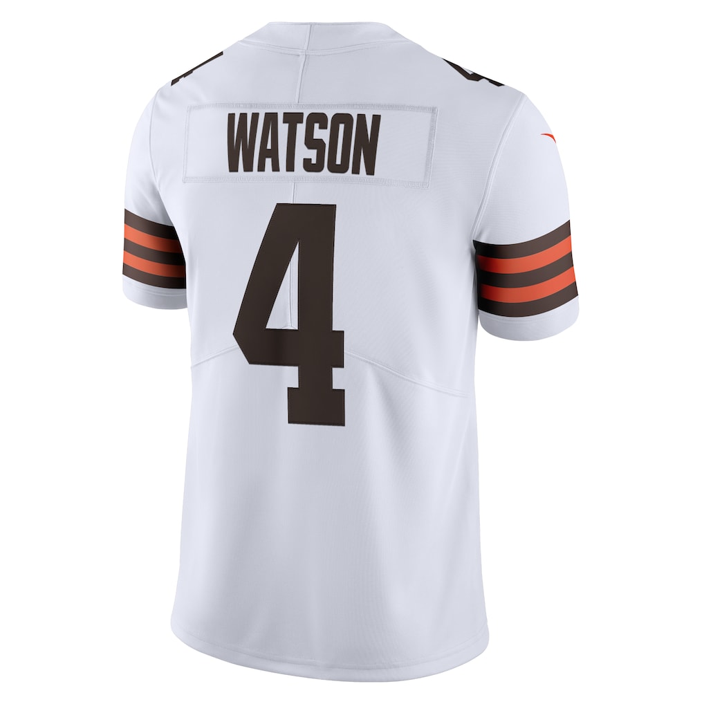 Kieara C.Browns #4 Deshaun Watson White 2020 Vapor Limited Jersey