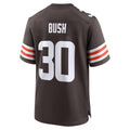 Kieara C.Browns #30 Devin Bush Brown Game Jersey