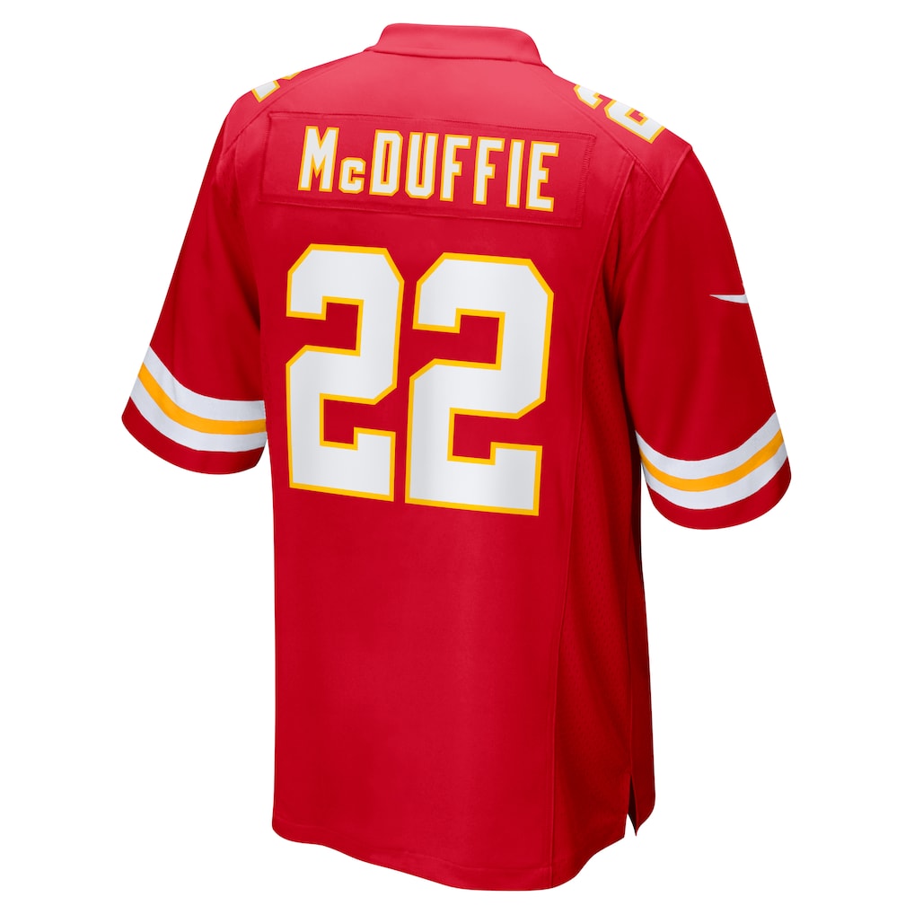 Kieara KC.Chiefs #22 Trent McDuffie Red Retired Player Game Jersey