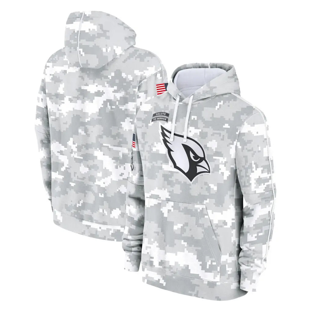 Kieara A.Cardinals Arctic Camo Salute to Service Limited Hoodie Blank Player Stitched Jerseys