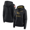 Kieara A.Cardinals Black Salute to Service Limited Hoodies Blank Player Stitched Jerseys
