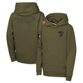 Kieara A.Cardinals Olive 2025 Salute to Service Fleece Hoodie Blank Player Stitched Jerseys