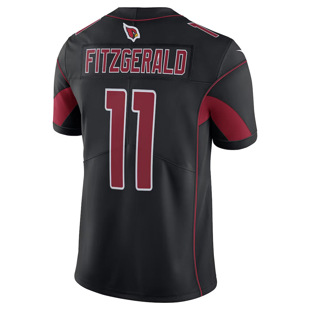 Kieara A.Cardinals #11 Larry Fitzgerald Player Black Vapor Untouchable Color Rush Limited Stitched Jerseys