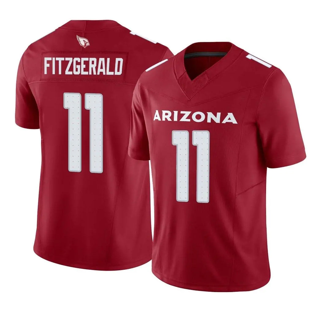 Kieara A.Cardinals #11 Larry Fitzgerald Player Cardinal Vapor F.U.S.E. Limited Home Game Stitched Jerseys