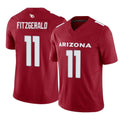 Kieara A.Cardinals #11 Larry Fitzgerald Player Cardinal Vapor F.U.S.E. Limited Home Game Stitched Jerseys
