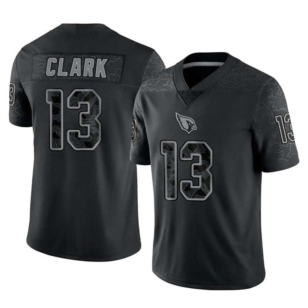 Kieara A.Cardinals #13 Kei'Trel Clark Player Black RFLCTV Limited Home Game Stitched Jerseys