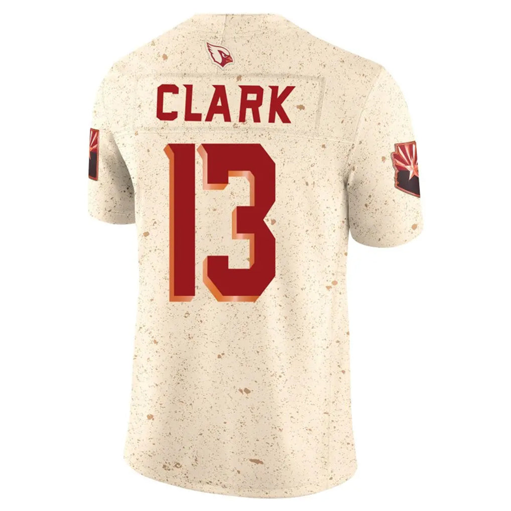 Kieara A.Cardinals #13 Kei'Trel Clark Player Cream Rivalries Collection Vapor Limited Home Game Stitched Jerseys